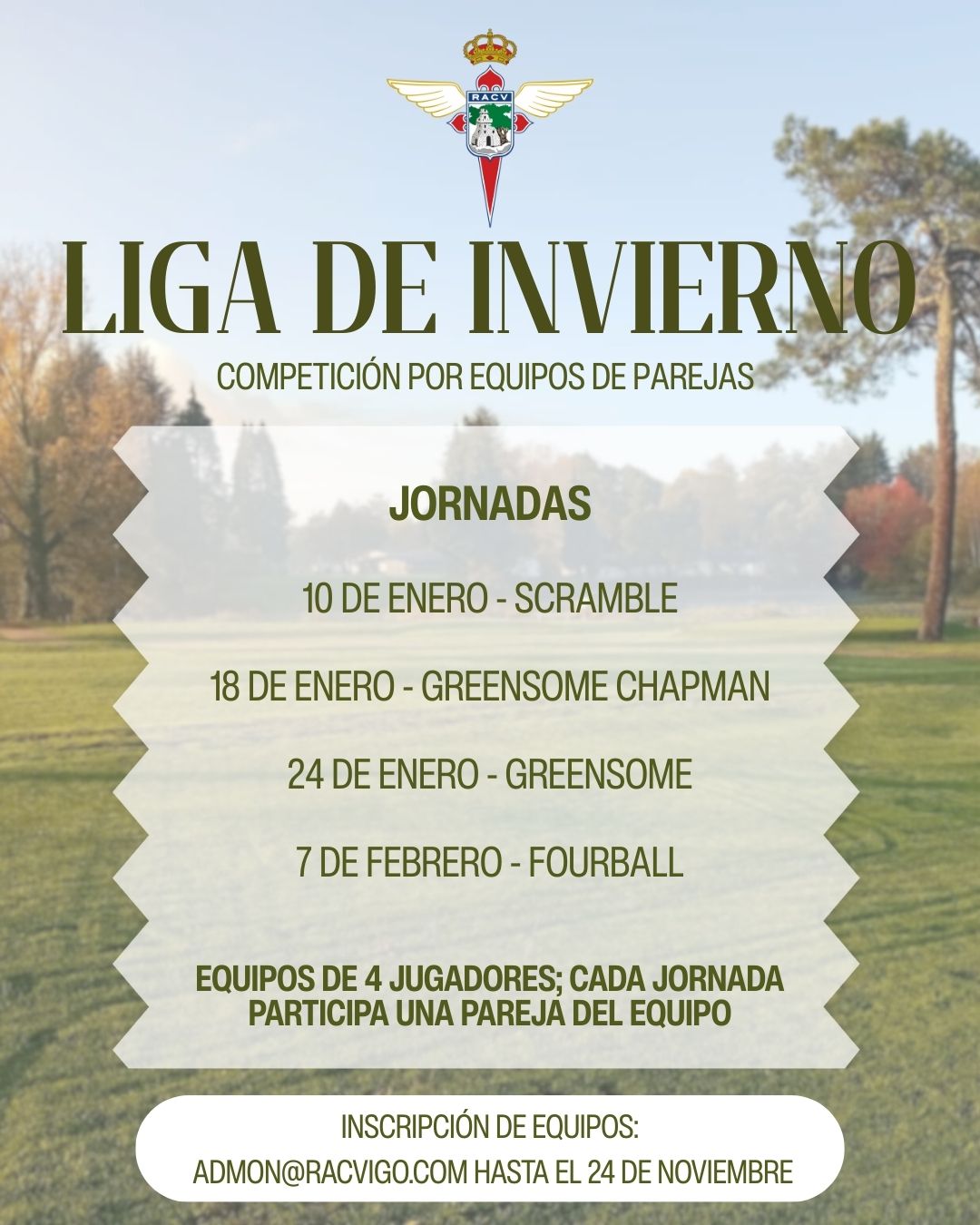 LIGA DE INVIERNO (1ª PRUEBA)