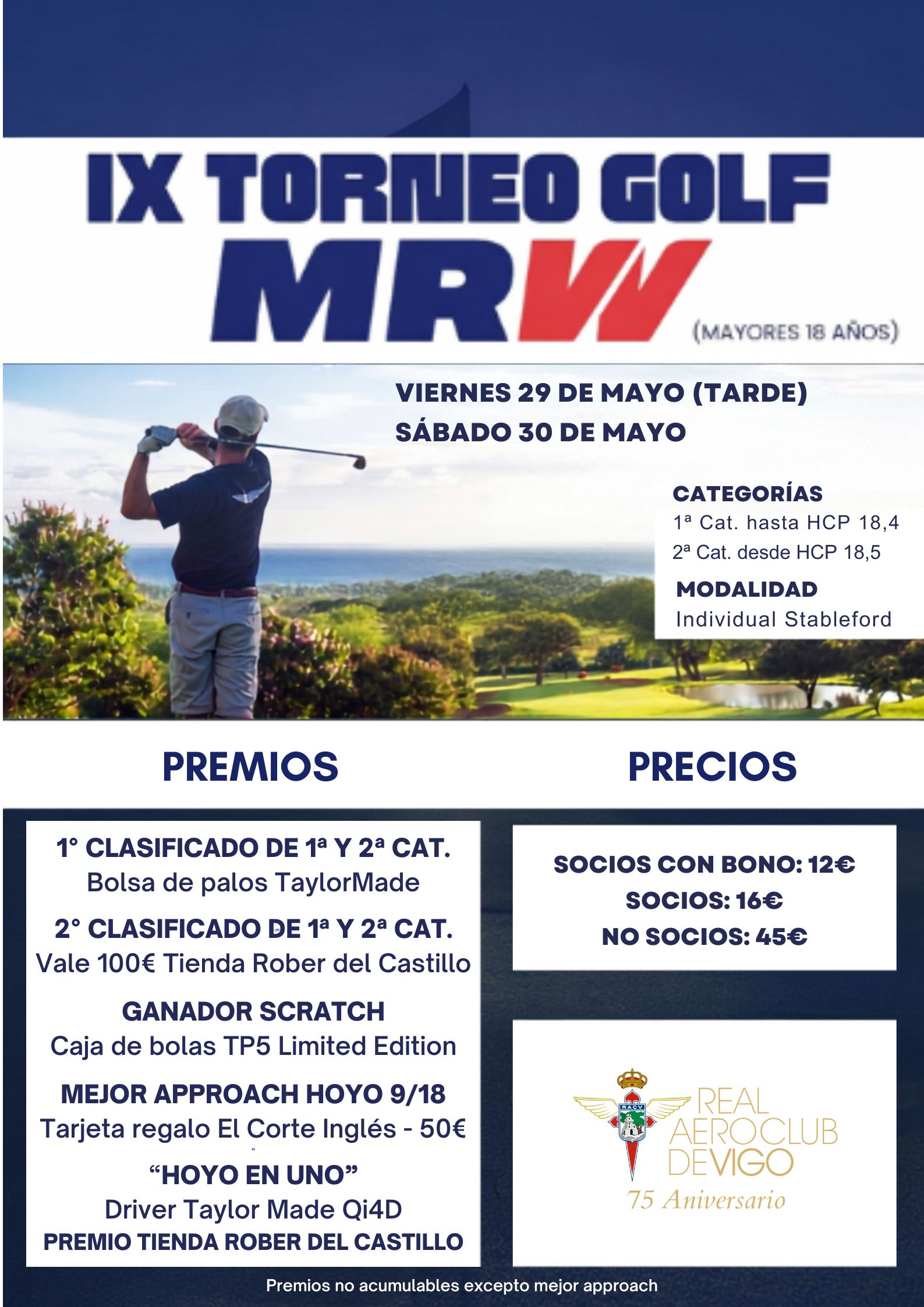 IX TORNEO GOLF MRW
