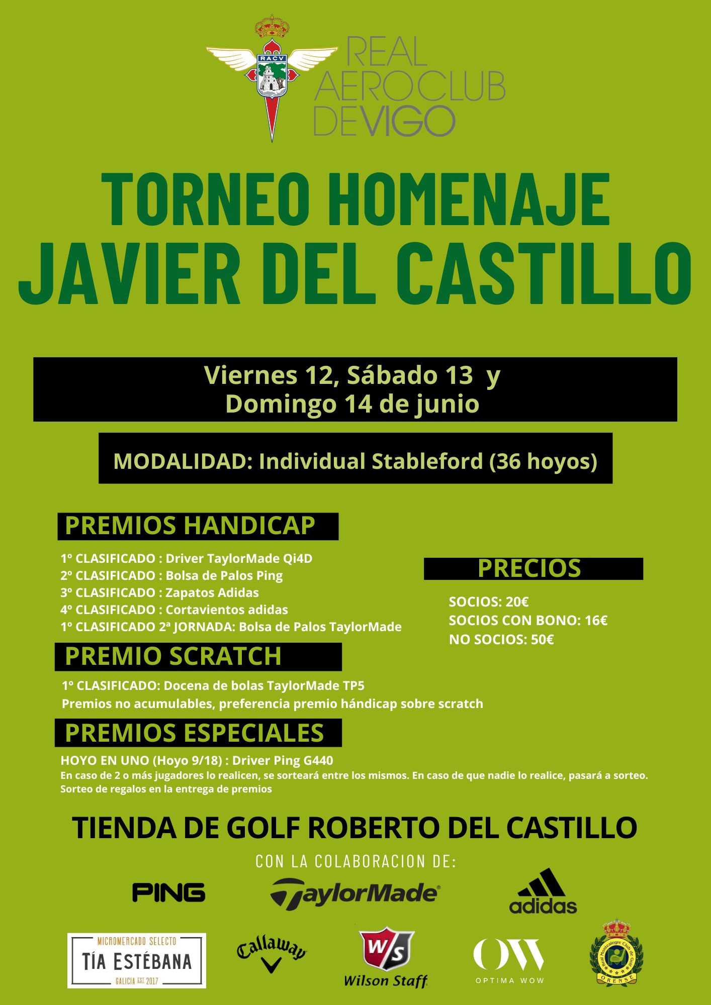 TORNEO HOMENAJE JAVIER DEL CASTILLO